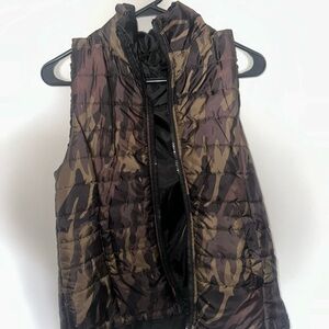 Camouflage Puffer Vest
